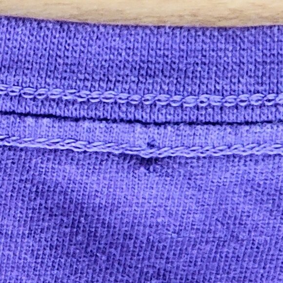 Life Is Good Purple V-Neck Daisies in Mason Jar Short Sleeve Crusher Tee - S - Picture 8 of 8